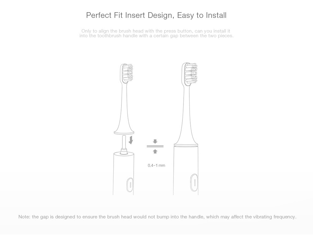 Xiaomi Soocas X3 elektrikcky sonicky kartacek nahradni hlavy hlavice kartacky vymenny 2
